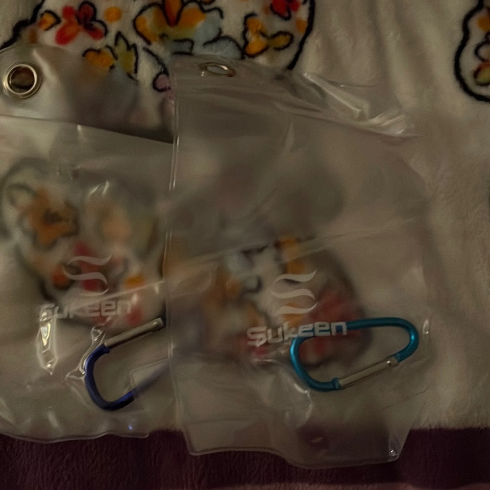 2pk waterproof pouch with clips